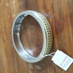 Lia Sophia Pixel Lemon Drop Stretch Bracelet